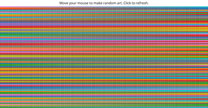 D3 Random Abstract Art