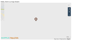 MapmyIndia Map Example