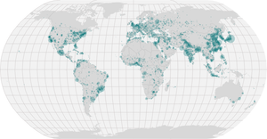 Points on a map