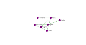 Network graph of Social Connections