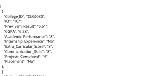 College Student Performance and Placement Data Loading