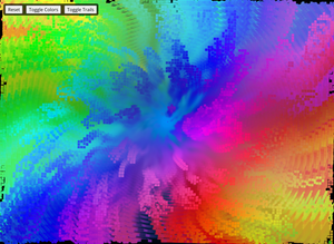 Vibecoding Test - Psychedelic Game of Life