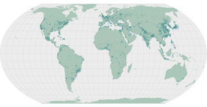Points on a map