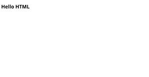 Bare Minimum HTML