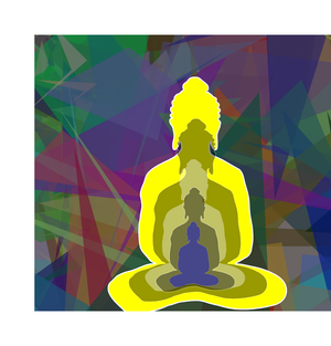 Fork of Fork of Fork of Fork of Fork of Buddha in colors -overlapping Buddha