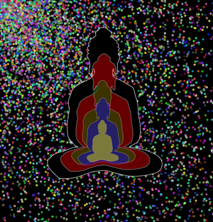 Fork of Fork of Fork of Buddha in colors -overlapping Buddha