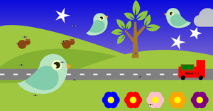 Fork of Fork of Bird's Landscape - D3.js