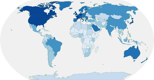 WorldMap Visualization Based on Categories