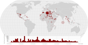 Missing migrants on a map