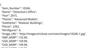 Lego Dataset