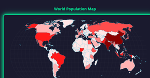 World Population Map - Assignment 8