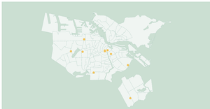 Sized Points on a Map