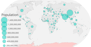 Circles on a Map