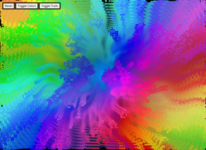 Vibecoding Test - Psychedelic Game of Life