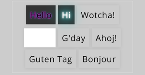 CSS Neon Gallery (inc. first attempt MrW Logo)