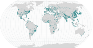 Points on World Map