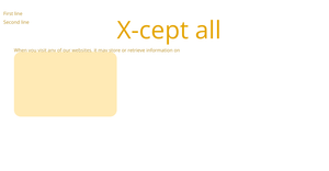 x-cept all