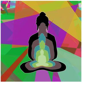 Fork of Fork of Fork of Fork of Fork of Buddha in colors -overlapping Buddha