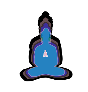 Fork of Fork of Fork of Fork of Fork of Fork
      of Fork of Fork of Buddha in colors
      -overlapping Buddha