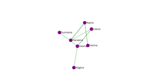 Network graph of Social Connections
