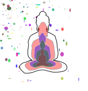 Fork of Fork of Fork of Buddha in colors -overlapping Buddha