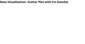 Fork of Data Visualization- Scatter Plot with Iris DataSet