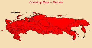 Country Map --Russia--IC8