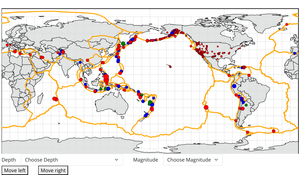 Fork of Earthquakes on Map