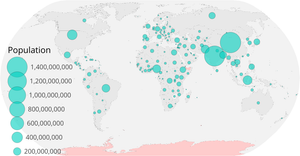 Circles on a Map