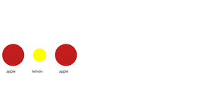 Ball  of Fruits- Hover interaction