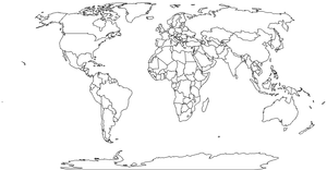 CSCE-5320: D3 World map