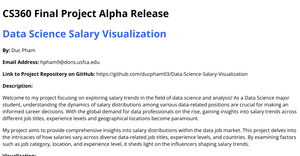 CS360 - Project Alpha Release