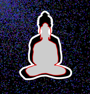 Fork of Fork of Fork of Fork of Fork of Buddha in colors -overlapping Buddha