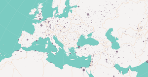Globe with Cities - React & D3