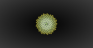 Svelte + D3: Generation of a phyllotaxis layout