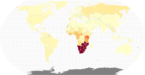 HIV/AIDS Choropleth Map