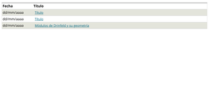 Plantilla Tabla simple