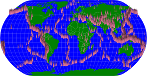 Visualization of Earthquakes since 1965 by position and magnitude