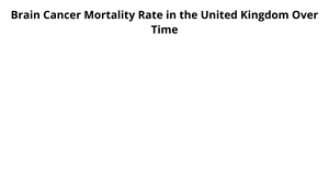 Brain and CNS Cancer Mortality Rate in UK