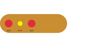 Bowl of Fruits: Hover to Select