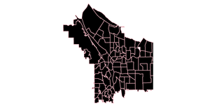 Fork of Portland Map
