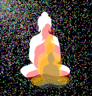 Fork of Fork of Fork of Fork of Buddha in colors -overlapping Buddha