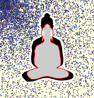 Fork of Fork of Fork of Fork of Fork of Fork of Buddha in colors -overlapping Buddha