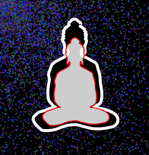 Fork of Fork of Fork of Fork of Fork of Buddha in colors -overlapping Buddha