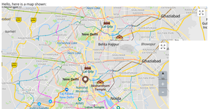 MapmyIndia Map Example