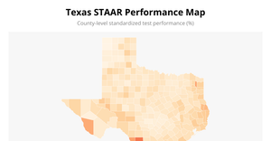 Assignment 8 STAAR Test Results Map in Texas2 
