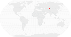 Location of Almaty Plane Crash