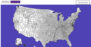 ICE-8 World Map and USA Maps