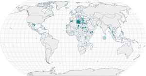 Missing Migrants : Part 3 - on a Map