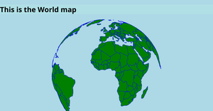 World Map with D3JS and TOPOJSON-SK
